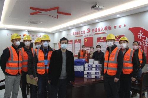 【防疫复工两手抓】新葡的京集团350vip集团所属杭安公司领导赴之江实验室一期工程—园区工程（西区）机电安装项目部调研检查疫情防控和复工工作