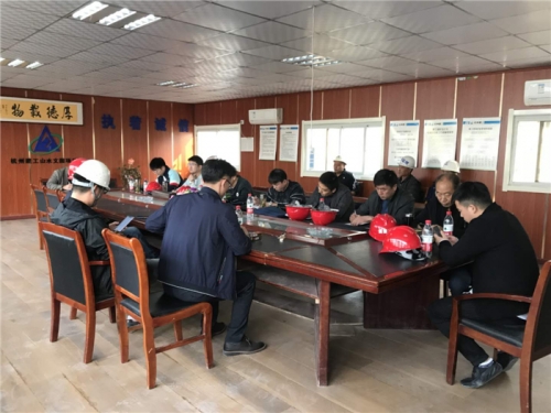 【一线投影】新葡的京集团350vip集团山水文园项目顺利通过怀远县2020年下半年质量执法检查